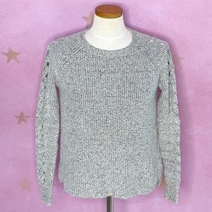 RAG POETS GREY GRETCHEN SWEATER SMALL